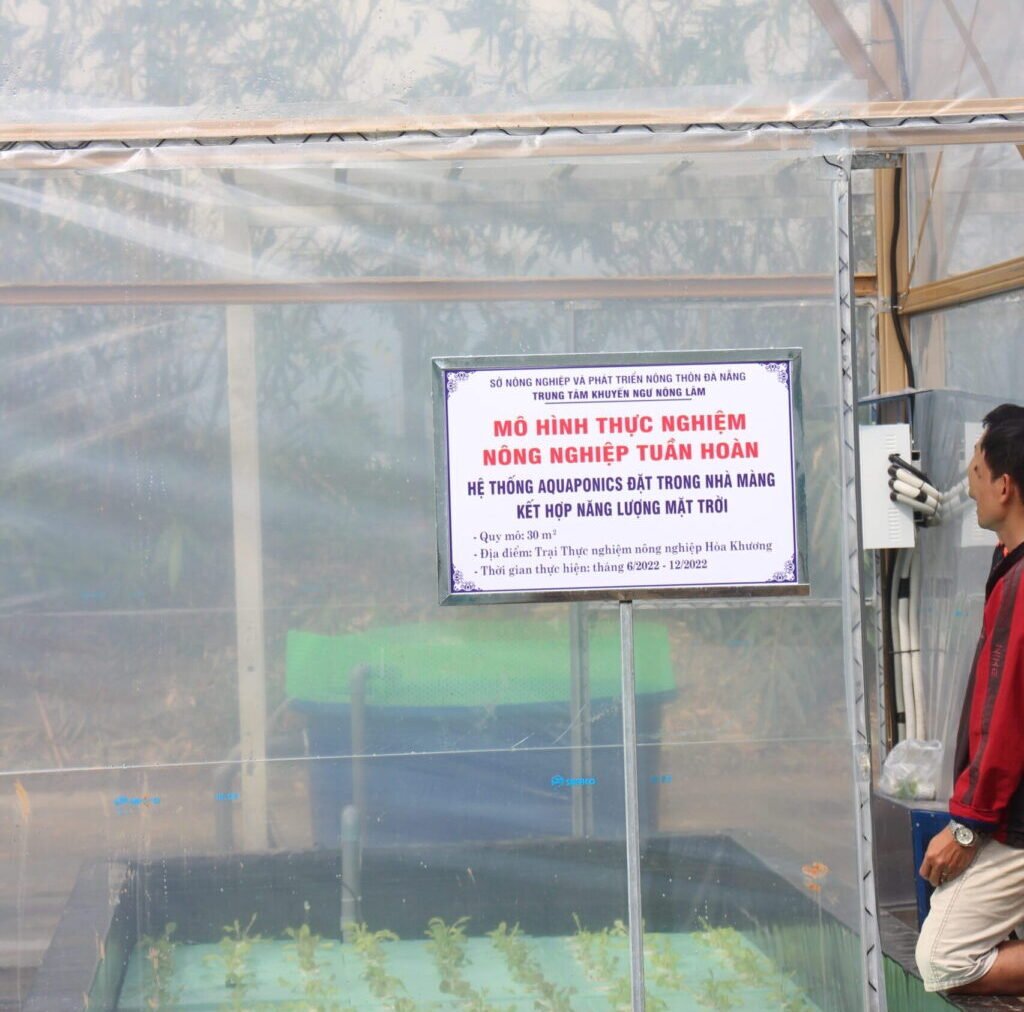 PROJECT “AQUAPONICS SYSTEM PLACED IN THE AGRICULTURE FILMS HOUSE COMBINED WITH SOLAR ENERGY” FOR AGRO – FORESTRY EXTENSION CENTER IS COMPLETED — CASFarm